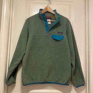 Patagonia Women’s Synchilla Snap-T Fleece Pullover Green